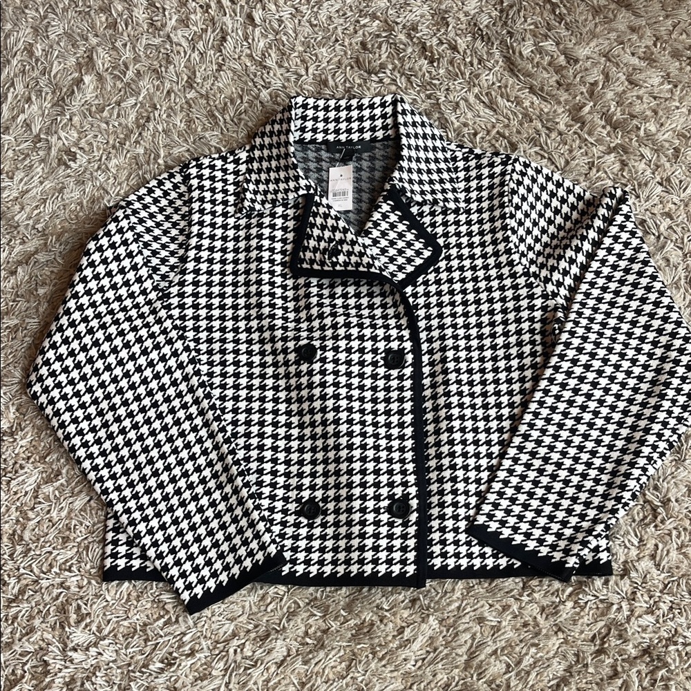 NWT Ann Taylor Herringbone Blazer Size XL